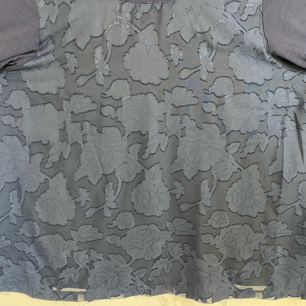 Navy Blue Work Top - Picture 8 of 9